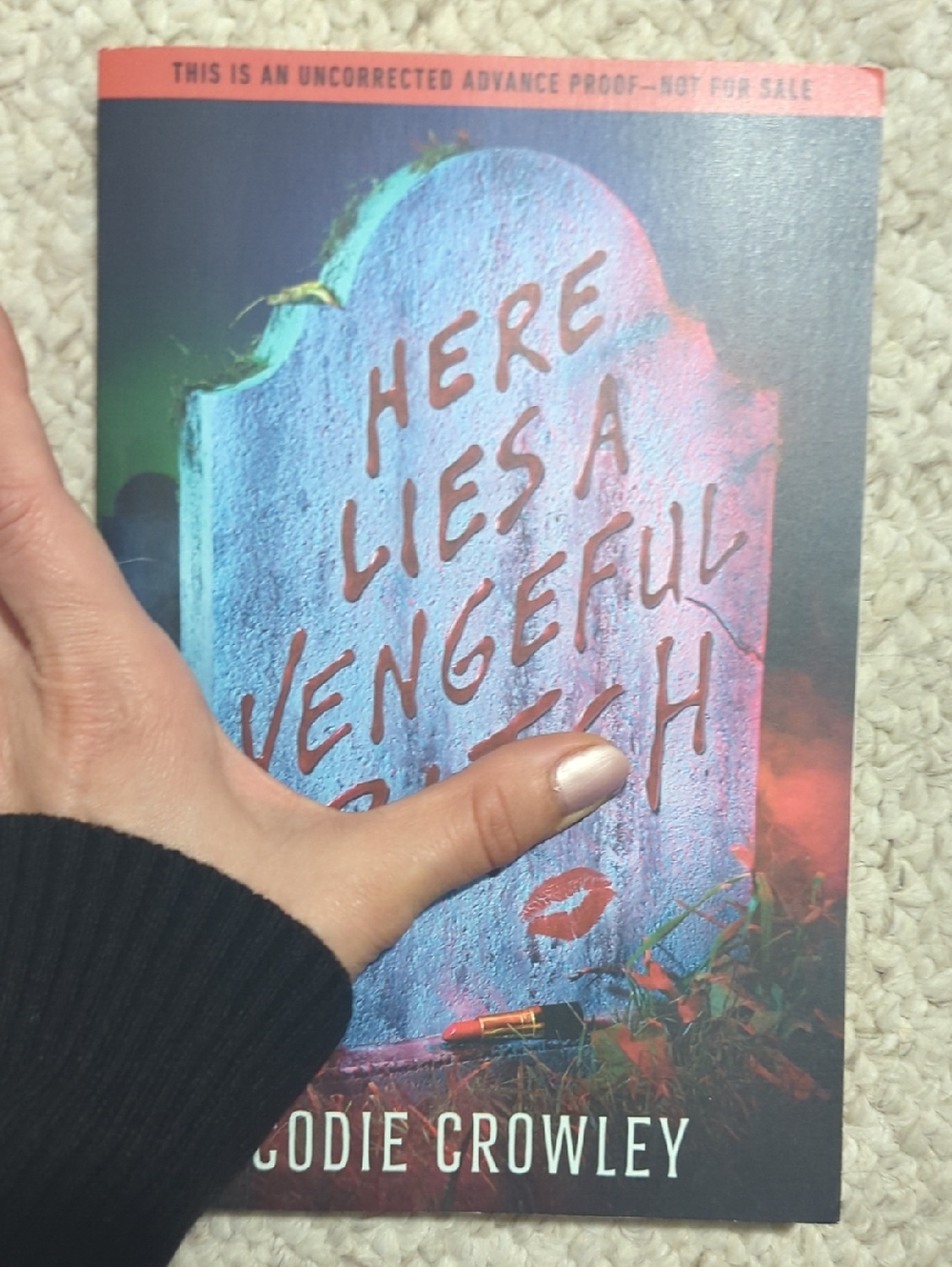 Here Lies a Vengeful B***** by - Blue Cover Art